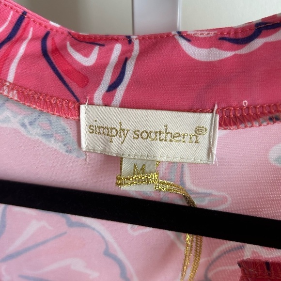 NWT Simply Southern Wilmington Sleeveless Seashell Tank - Picture 4 of 5